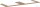 Hansgrohe Xelu Q 156x55 cm-es pult Xelu szekrényhez két kivágással,természetes tölgy 54112230