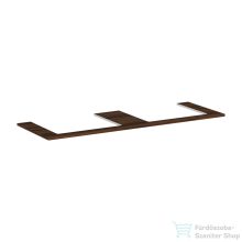   Hansgrohe Xelu Q 156x55 cm-es pult Xelu szekrényhez két kivágással,sötét dió 54112630