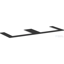   Hansgrohe Xelu Q 156x55 cm-es pult Xelu szekrényhez két kivágással,matt gyémántszürke 54112910