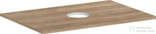 Hansgrohe Xelu Q 78x55 cm-es pult Xelu szekrényhez középkivágással,csaplyuk nélküli mosdóhoz,természetes tölgy 54113230