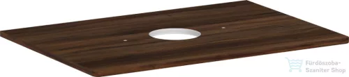 Hansgrohe Xelu Q 78x55 cm-es pult Xelu szekrényhez középkivágással,csaplyuk nélküli mosdóhoz,sötét dió 54113630