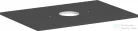 Hansgrohe Xelu Q 78x55 cm-es pult Xelu szekrényhez középkivágással,csaplyuk nélküli mosdóhoz,matt gyémántszürke 54113910