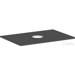   Hansgrohe Xelu Q 78x55 cm-es pult Xelu szekrényhez középkivágással,csaplyuk nélküli mosdóhoz,matt gyémántszürke 54113910