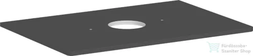 Hansgrohe Xelu Q 78x55 cm-es pult Xelu szekrényhez középkivágással,csaplyuk nélküli mosdóhoz,matt gyémántszürke 54113910