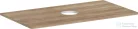 Hansgrohe Xelu Q 98x55 cm-es pult Xelu szekrényhez középkivágással,csaplyuk nélküli mosdóhoz,természetes tölgy 54114230