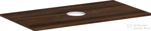 Hansgrohe Xelu Q 98x55 cm-es pult Xelu szekrényhez középkivágással,csaplyuk nélküli mosdóhoz,sötét dió 54114630