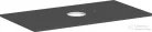 Hansgrohe Xelu Q 98x55 cm-es pult Xelu szekrényhez középkivágással,csaplyuk nélküli mosdóhoz,matt gyémántszürke 54114910