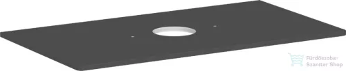 Hansgrohe Xelu Q 98x55 cm-es pult Xelu szekrényhez középkivágással,csaplyuk nélküli mosdóhoz,matt gyémántszürke 54114910