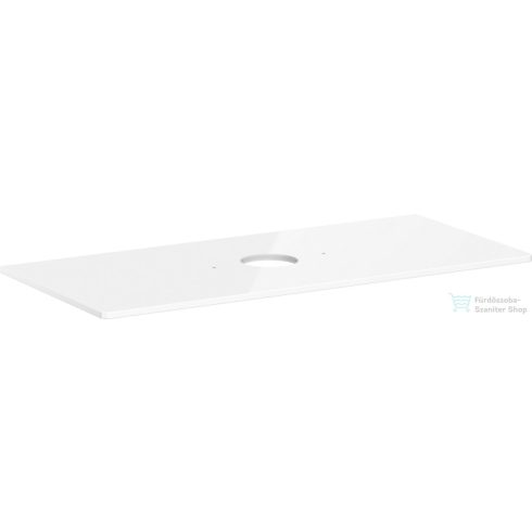 Hansgrohe Xelu Q 118x55 cm-es pult Xelu szekrényhez középkivágással,csaplyuk nélküli mosdóhoz,fényes fehér 54115050