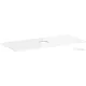 Hansgrohe Xelu Q 118x55 cm-es pult Xelu szekrényhez középkivágással,csaplyuk nélküli mosdóhoz,fényes fehér 54115050
