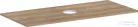 Hansgrohe Xelu Q 118x55 cm-es pult Xelu szekrényhez középkivágással,csaplyuk nélküli mosdóhoz,természetes tölgy 54115230