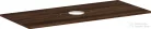 Hansgrohe Xelu Q 118x55 cm-es pult Xelu szekrényhez középkivágással,csaplyuk nélküli mosdóhoz,sötét dió 54115630