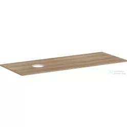   Hansgrohe Xelu Q 136x55 cm-es pult Xelu szekrényhez bal oldali kivágással,csaplyuk nélküli mosdóhoz,természetes tölgy 54116230