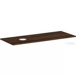   Hansgrohe Xelu Q 136x55 cm-es pult Xelu szekrényhez bal oldali kivágással,csaplyuk nélküli mosdóhoz,sötét dió 54116630