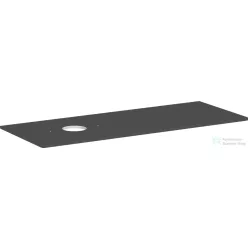   Hansgrohe Xelu Q 136x55 cm-es pult Xelu szekrényhez bal oldali kivágással,csaplyuk nélküli mosdóhoz,matt gyémántszürke 54116910