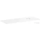 Hansgrohe Xelu Q 136x55 cm-es pult Xelu szekrényhez jobb oldali kivágással,csaplyuk nélküli mosdóhoz,fényes fehér 54117050
