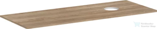 Hansgrohe Xelu Q 136x55 cm-es pult Xelu szekrényhez jobb oldali kivágással,csaplyuk nélküli mosdóhoz,természetes tölgy 54117230