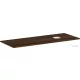 Hansgrohe Xelu Q 136x55 cm-es pult Xelu szekrényhez jobb oldali kivágással,csaplyuk nélküli mosdóhoz,sötét dió 54117630