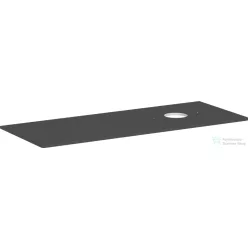   Hansgrohe Xelu Q 136x55 cm-es pult Xelu szekrényhez jobb oldali kivágással,csaplyuk nélküli mosdóhoz,matt gyémántszürke 54117910