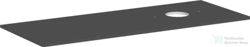 Hansgrohe Xelu Q 136x55 cm-es pult Xelu szekrényhez jobb oldali kivágással,csaplyuk nélküli mosdóhoz,matt gyémántszürke 54117910