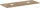 Hansgrohe Xelu Q 136x55 cm-es pult Xelu szekrényhez két kivágással,csaplyuk nélküli mosdóhoz,természetes tölgy 54118230