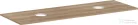 Hansgrohe Xelu Q 156x55 cm-es pult Xelu szekrényhez két kivágással,csaplyuk nélküli mosdóhoz,természetes tölgy 54119230