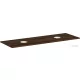 Hansgrohe Xelu Q 156x55 cm-es pult Xelu szekrényhez két kivágással,csaplyuk nélküli mosdóhoz,sötét dió 54119630