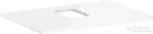 Hansgrohe Xelu Q 78x55 cm-es pult Xelu szekrényhez középkivágással,csaplyukas mosdóhoz,fényes fehér 54120050