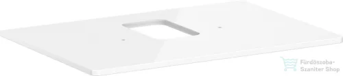 Hansgrohe Xelu Q 78x55 cm-es pult Xelu szekrényhez középkivágással,csaplyukas mosdóhoz,fényes fehér 54120050