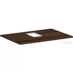   Hansgrohe Xelu Q 78x55 cm-es pult Xelu szekrényhez középkivágással,csaplyukas mosdóhoz,sötét dió 54120630