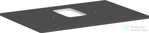 Hansgrohe Xelu Q 78x55 cm-es pult Xelu szekrényhez középkivágással,csaplyukas mosdóhoz,matt gyémántszürke 54120910