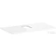 Hansgrohe Xelu Q 98x55 cm-es pult Xelu szekrényhez középkivágással,csaplyukas mosdóhoz,fényes fehér 54121050