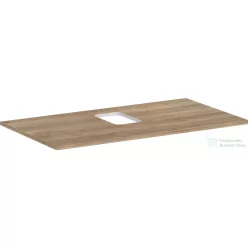   Hansgrohe Xelu Q 98x55 cm-es pult Xelu szekrényhez középkivágással,csaplyukas mosdóhoz,természetes tölgy 54121230