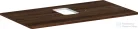 Hansgrohe Xelu Q 98x55 cm-es pult Xelu szekrényhez középkivágással,csaplyukas mosdóhoz,sötét dió 54121630