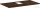 Hansgrohe Xelu Q 98x55 cm-es pult Xelu szekrényhez középkivágással,csaplyukas mosdóhoz,sötét dió 54121630