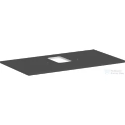   Hansgrohe Xelu Q 98x55 cm-es pult Xelu szekrényhez középkivágással,csaplyukas mosdóhoz,matt gyémántszürke 54121910
