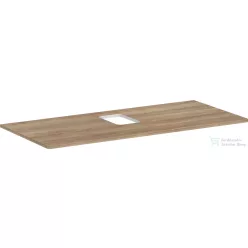   Hansgrohe Xelu Q 118x55 cm-es pult Xelu szekrényhez középkivágással,csaplyukas mosdóhoz,természetes tölgy 54122230