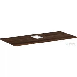   Hansgrohe Xelu Q 118x55 cm-es pult Xelu szekrényhez középkivágással,csaplyukas mosdóhoz,sötét dió 54122630