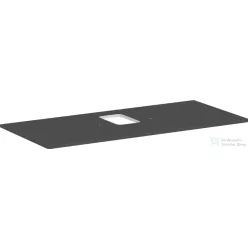   Hansgrohe Xelu Q 118x55 cm-es pult Xelu szekrényhez középkivágással,csaplyukas mosdóhoz,matt gyémántszürke 54122910