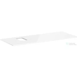   Hansgrohe Xelu Q 136x55 cm-es pult Xelu szekrényhez bal oldali kivágással,csaplyukas mosdóhoz,fényes fehér 54123050