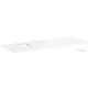Hansgrohe Xelu Q 136x55 cm-es pult Xelu szekrényhez bal oldali kivágással,csaplyukas mosdóhoz,fényes fehér 54123050