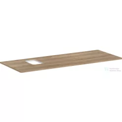   Hansgrohe Xelu Q 136x55 cm-es pult Xelu szekrényhez bal oldali kivágással,csaplyukas mosdóhoz,természetes tölgy 54123230