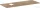 Hansgrohe Xelu Q 136x55 cm-es pult Xelu szekrényhez bal oldali kivágással,csaplyukas mosdóhoz,természetes tölgy 54123230