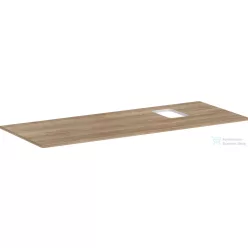  Hansgrohe Xelu Q 136x55 cm-es pult Xelu szekrényhez jobb oldali kivágással,csaplyukas mosdóhoz,természetes tölgy 54124230