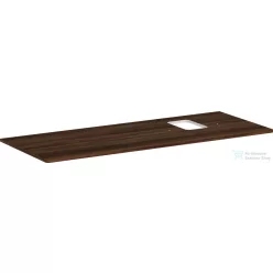  Hansgrohe Xelu Q 136x55 cm-es pult Xelu szekrényhez jobb oldali kivágással,csaplyukas mosdóhoz,sötét dió 54124630