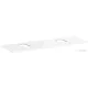 Hansgrohe Xelu Q 156x55 cm-es pult Xelu szekrényhez két kivágással,csaplyukas mosdóhoz,fényes fehér 54126050