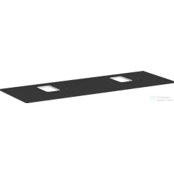   Hansgrohe Xelu Q 156x55 cm-es pult Xelu szekrényhez két kivágással,csaplyukas mosdóhoz,matt gyémántszürke 54126910
