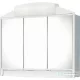 AQUALINE RANO tükrösszekrény, 59x51x16cm, fehér, műanyag (541302)