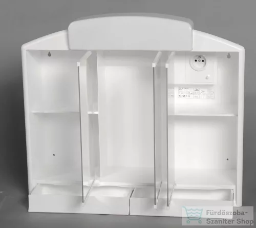 AQUALINE RANO tükrösszekrény, 59x51x16cm, fehér, műanyag (541302)