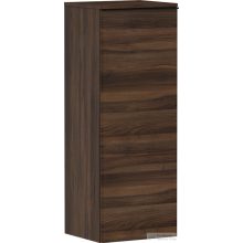   Hansgrohe Xelu Q 106,5x40x37 cm-es 1 ajtós,balos fali szekrény matt fekete fogantyúval,sötét dió 54130670